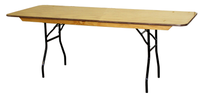 6 foot Banquet table